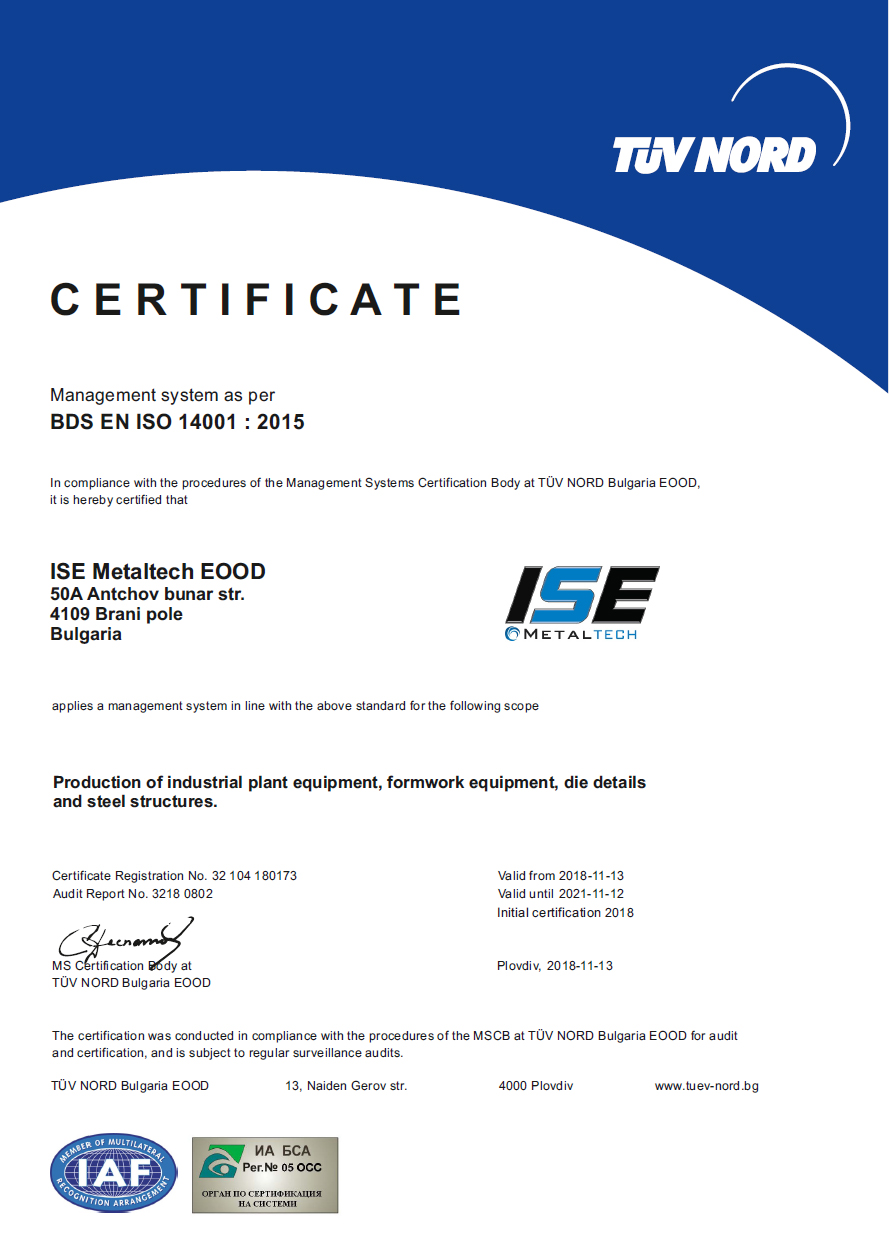 BDS EN ISO 14001:2015